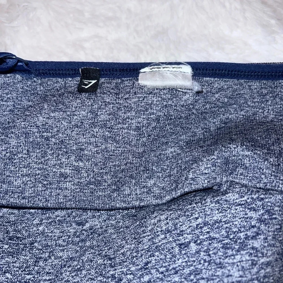 Gymshark Bra Blue With Spellout No size best for Extra small or small - Picture 3 of 4